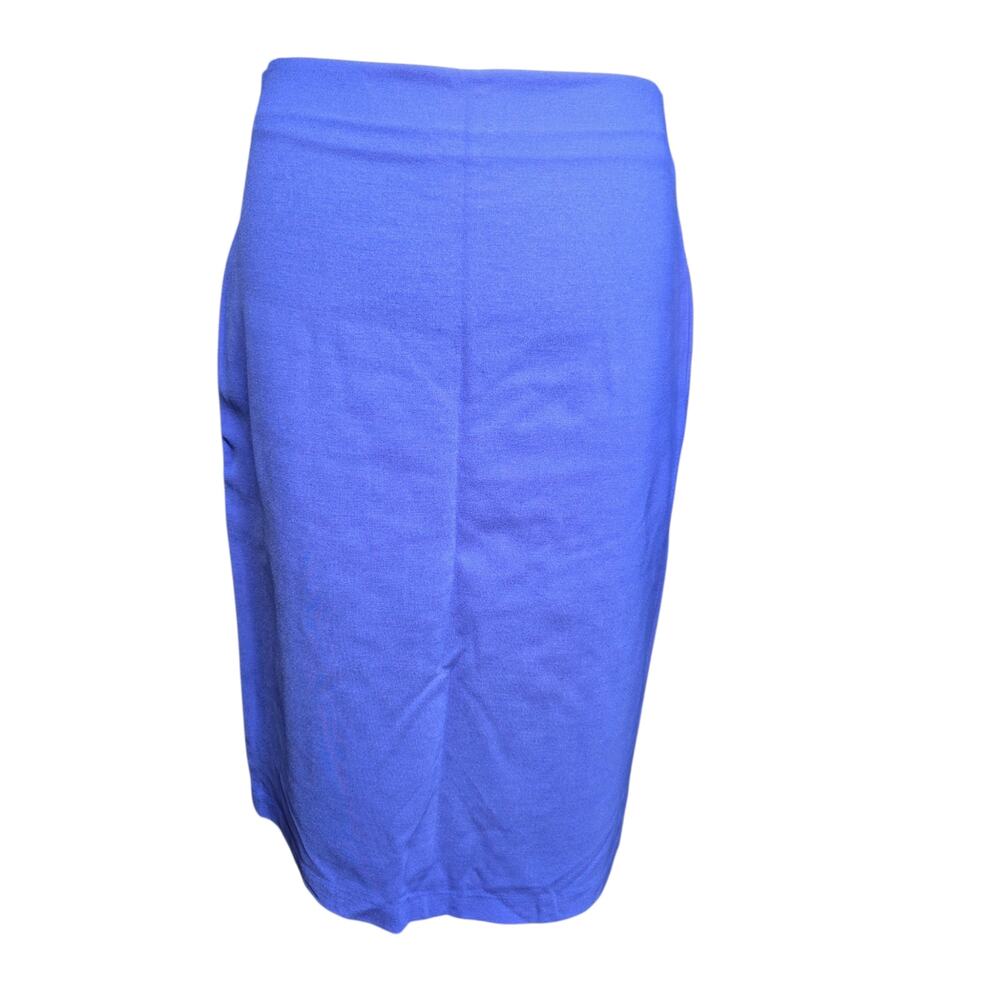 Philosophy Dark Periwinkle Stretch Ponte Pencil Skirt Sz 8